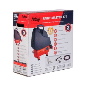 FUBAG Компрессорный набор Paint Master Kit безмасляный компрессор + 3 предмета в Владивостоке фото