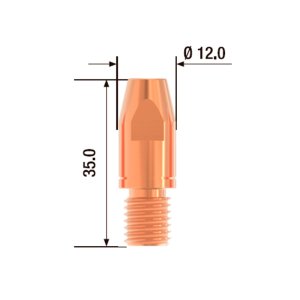 FUBAG Контактный наконечник M10х35 мм CuCrZr D=1.0 мм (25 шт.) в Владивостоке фото