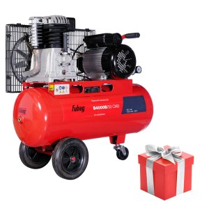 Ременной одноступенчатый компрессор FUBAG B4000B/50 CM3 + Катушка с резиновым шлангом с разъемами рапид в ПОДАРОК Ременной одноступенчатый компрессор FUBAG B4000B/50 CM3 + Катушка с резиновым шлангом с разъемами рапид в ПОДАРОК