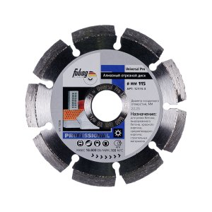 Алмазный отрезной диск FUBAG Universal Pro D115 мм/ 22.2 мм в Владивостоке фото