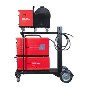 Полуавтомат сварочный FUBAG XMIG 500T DW PULSE  + подающий механизм DRIVE XMIG DW PULSE  + горелка FB 550W 3m  + блок жидкостного охлаждения Cool XMIG  + шланг-пакет 5 метров 95 мм2 14 pol с жидкостным охлаждением + тележка XM в Владивостоке фото