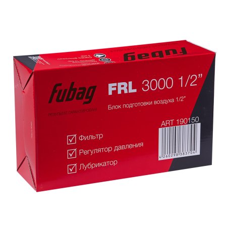 FUBAG Блок подготовки воздуха FRL 3000 1/2 дюйма  FUBAG (Фубаг) FUBAG Блок подготовки воздуха FRL 3000 1/2 дюйма  в Владивостоке фото