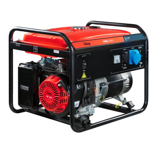 Бензиновый генератор FUBAG PRG 5000 + Комплект колес и ручек для электростанций в ПОДАРОК в Владивостоке фото