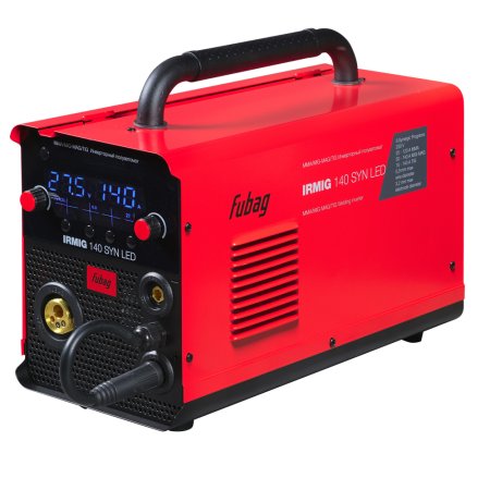 Полуавтомат сварочный инверторный FUBAG IRMIG 140 SYN LED с горелкой 150 А в комплекте Полуавтомат сварочный инверторный FUBAG IRMIG 140 SYN LED с горелкой 150 А в комплекте