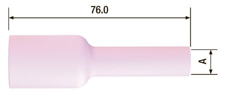 FUBAG Сопло керамическое для газовой линзы №7L ф11 FB TIG 17-18-26 (2 шт.) в Владивостоке фото