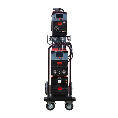 Полуавтомат сварочный FUBAG XMIG 500T DW PULSE  + подающий механизм DRIVE XMIG DW PULSE  + горелка FB 550W 3m  + блок жидкостного охлаждения Cool XMIG  + шланг-пакет 5 метров 95 мм2 14 pol с жидкостным охлаждением + тележка XM в Владивостоке фото
