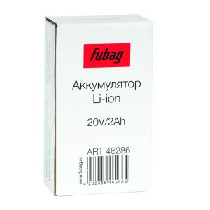 Аккумуляторная батарея FLI5S1P1202 Li-ion к бензиновым газонокосилкам FUBAG с электростартером и минирайдеру (20V/2Ah) в Владивостоке фото