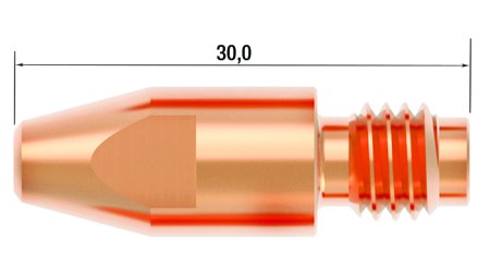 FUBAG Контактный наконечник M8х30 мм CuCrZr D=1.0 мм (10 шт.) в Владивостоке фото