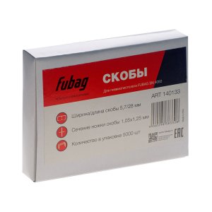 FUBAG Скобы для SN4050 (1.05x1.25мм, 5.7x28.0, 5000 шт) в Владивостоке фото