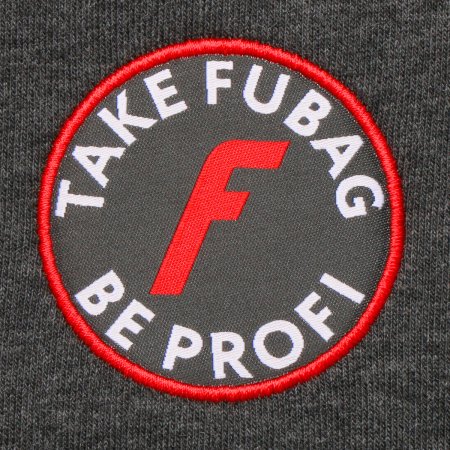 Серо-красная толстовка Fubag с капюшоном  размер M в Владивостоке фото