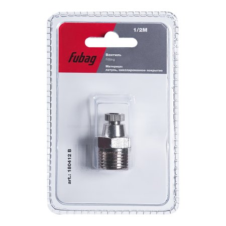 FUBAG Вентиль 1/2 дюйма М, блистер 1 шт FUBAG (Фубаг) FUBAG Вентиль 1/2 дюйма М, блистер 1 шт в Владивостоке фото