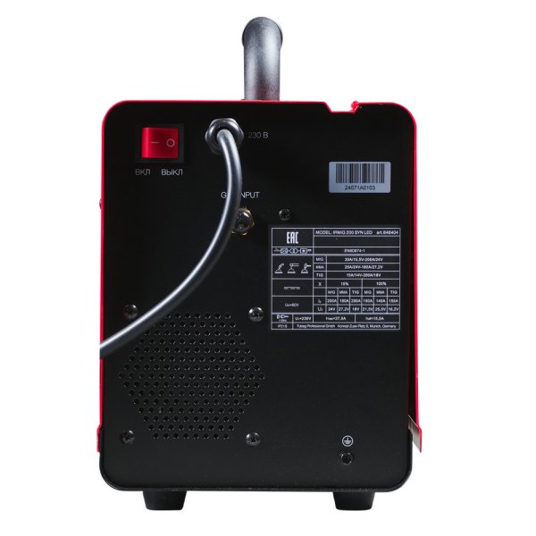 Полуавтомат сварочный инверторный FUBAG IRMIG 200 SYN LED + Маска сварщика Хамелеон FUBAG IR 4-13G M в ПОДАРОК в Владивостоке фото