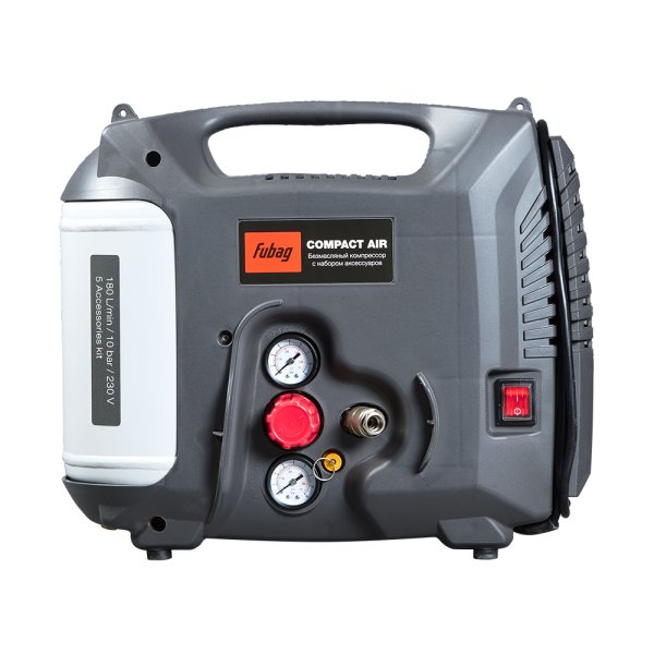 Компрессорный набор FUBAG Compact Air безмасляный компрессор + 5 предметов в Владивостоке фото