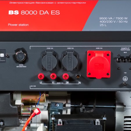 Бензиновый генератор FUBAG BS 8000 DA ES (трехфазный) с электростартером и коннектором автоматики Бензиновый генератор FUBAG BS 8000 DA ES (трехфазный) с электростартером и коннектором автоматики в Владивостоке фото
