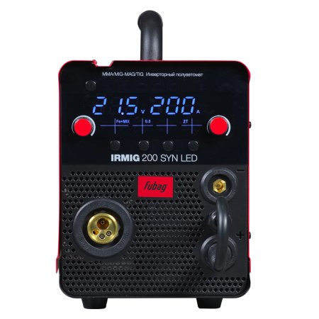 Полуавтомат сварочный инверторный FUBAG IRMIG 200 SYN LED + Маска сварщика Хамелеон FUBAG IR 4-13G M в ПОДАРОК в Владивостоке фото