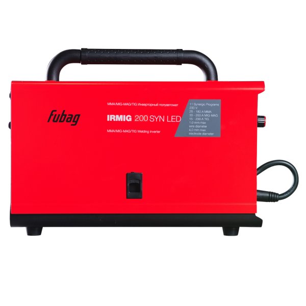 Полуавтомат сварочный инверторный FUBAG IRMIG 200 SYN LED + Маска сварщика Хамелеон FUBAG IR 4-13G M в ПОДАРОК в Владивостоке фото