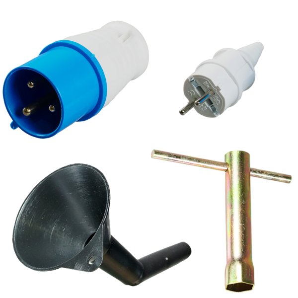 Бензиновый генератор FUBAG PRG 5000 + Комплект колес и ручек для электростанций в ПОДАРОК в Владивостоке фото