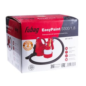 FUBAG Электрический краскораспылитель EasyPaint S500/1.8 с верхним бачком в Владивостоке фото