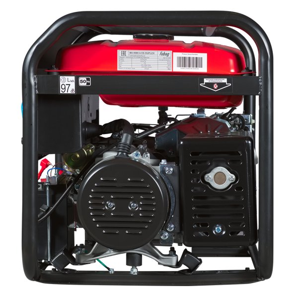 Бензиновый генератор FUBAG BS 8500 A ES DUPLEX + Комплект колес и ручек + Масло универсальное Fubag Extra (SAE 10W40) в ПОДАРОК! в Владивостоке фото