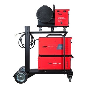 Полуавтомат сварочный FUBAG XMIG 500T DW PULSE  + подающий механизм DRIVE XMIG DW PULSE  + горелка FB 550W 3m  + блок жидкостного охлаждения Cool XMIG  + шланг-пакет 5 метров 95 мм2 14 pol с жидкостным охлаждением + тележка XM в Владивостоке фото