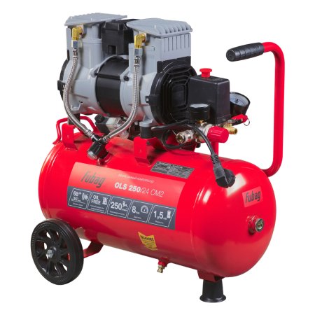 Компрессор воздушный безмасляный малошумный FUBAG OLS 250/24 CM2 + Пневмопистолет для накачки в ПОДАРОК Компрессор воздушный безмасляный малошумный FUBAG OLS 250/24 CM2 + Пневмопистолет для накачки в ПОДАРОК в Владивостоке фото